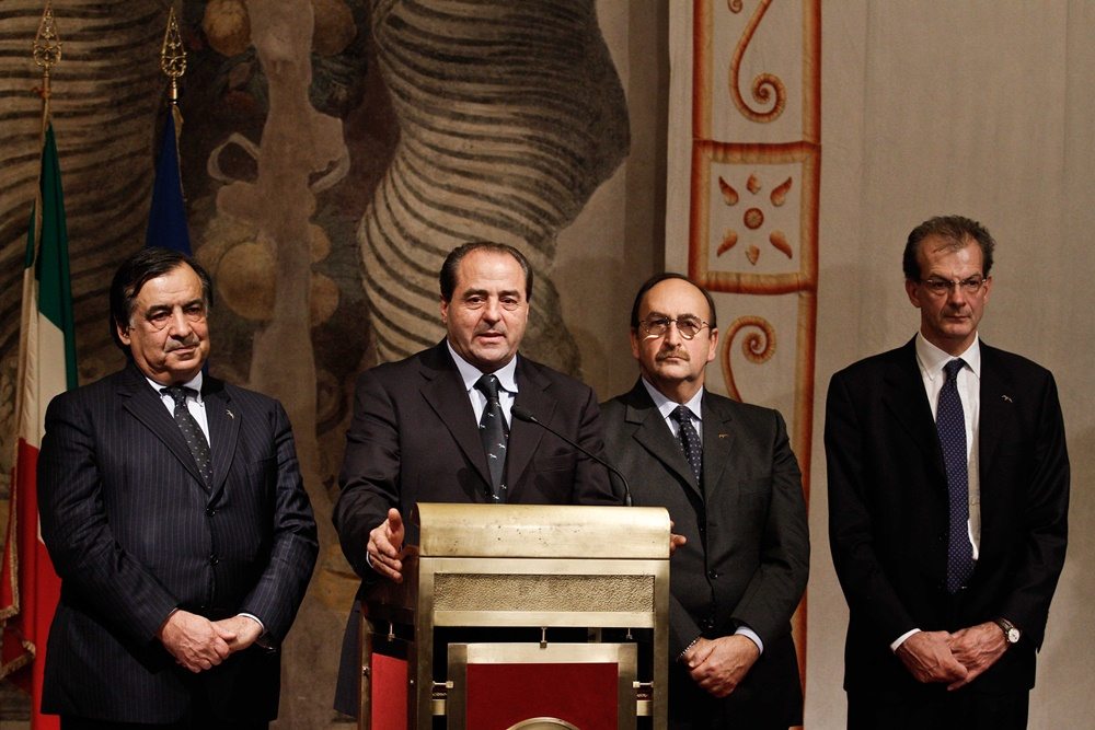 Leoluca Orlando, Antonio Di Pietro, Felice Belisario e Massimo Donadi (2011)