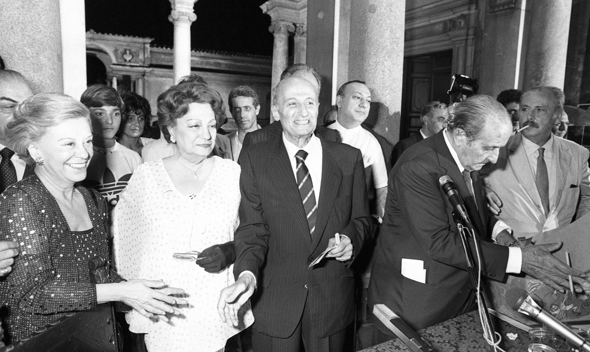 Maria Bellonci, Giulietta Masina, Guido Alberti (1983)