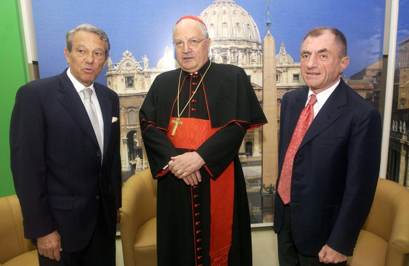 Joaquin Navarro Valls, Angelo Sodano, Giuseppe De Carli