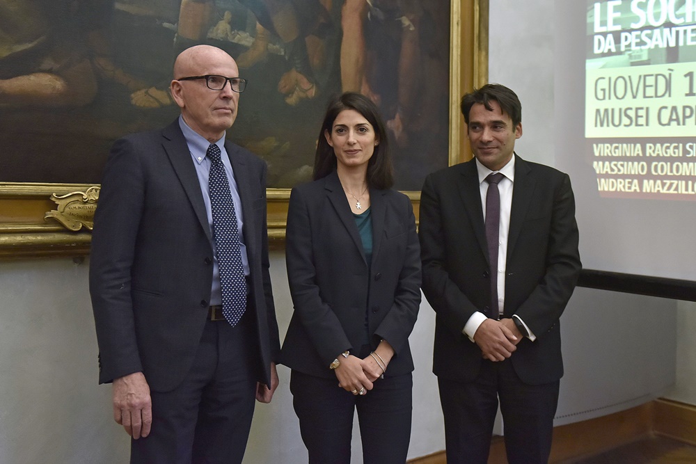Massimo Colomban, Virginia Raggi e Andrea Mazzillo