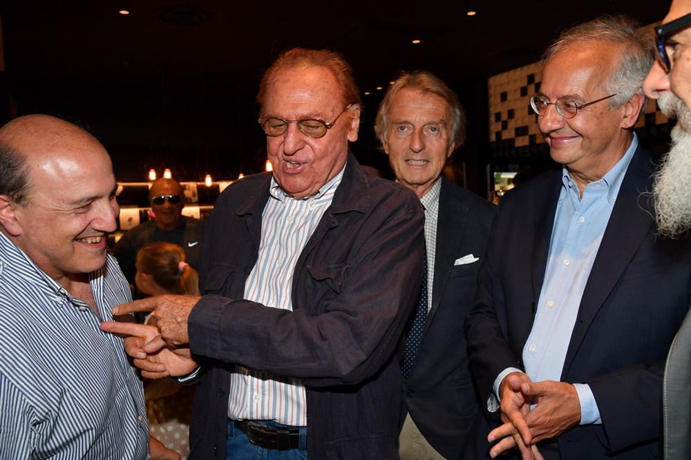 Renzo Arbore, Luca Cordero di Montezemolo e Walter Veltroni