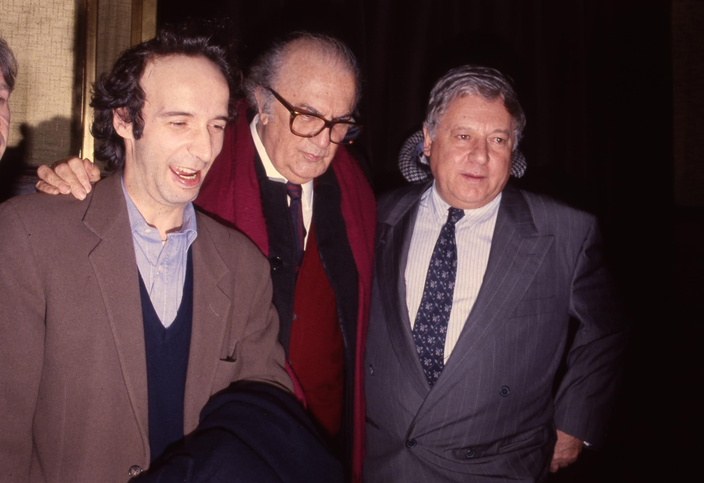 Roberto Benigni, Federico Fellini e Paolo Villaggio