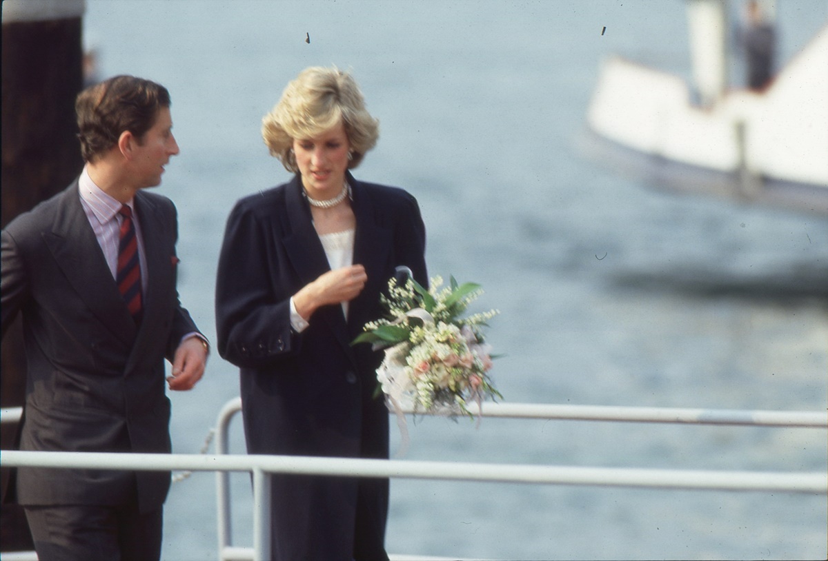 Carlo e Diana d'Inghilterra in viaggio in Italia