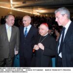 Michele Perini, Gabriele Albertini, Dionigi Tettamanzi e Marco Tronchetti Provera
