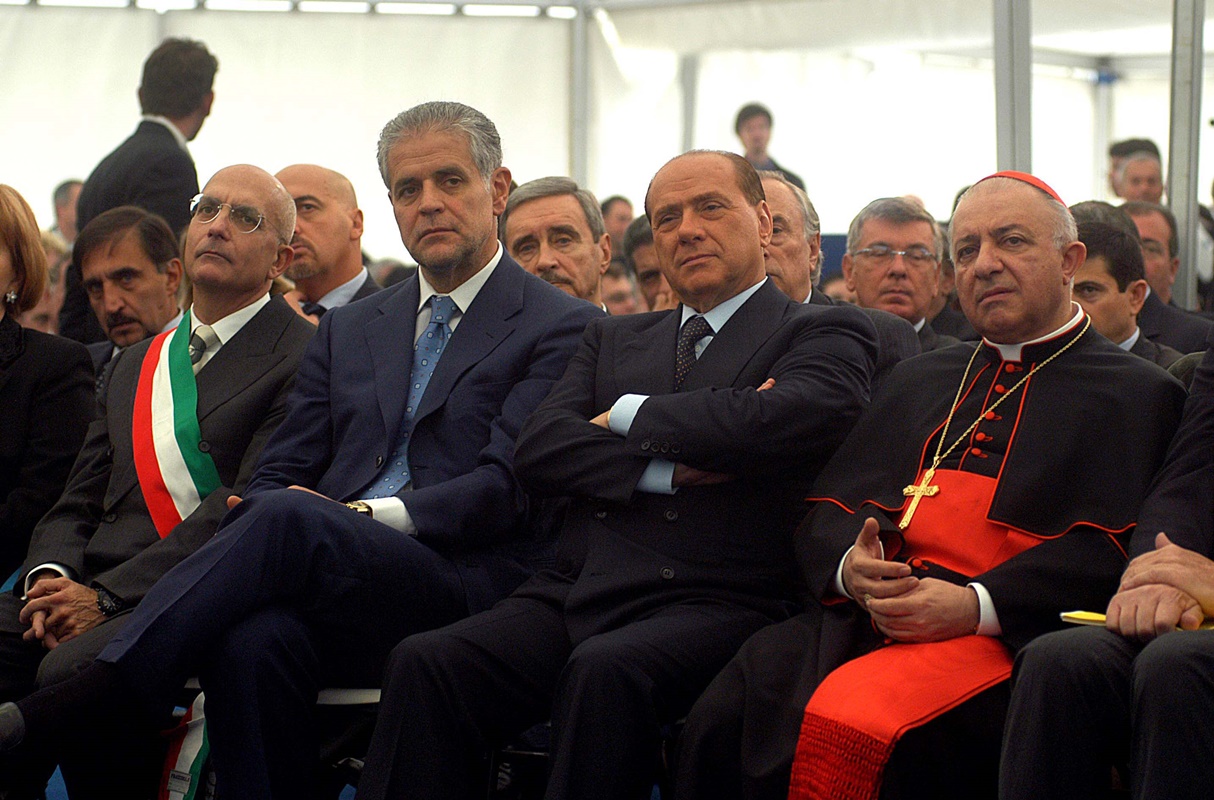 Gabriele Albertini, Silvio Berlusconi, Roberto Formigoni e Dionigi Tettamanzi