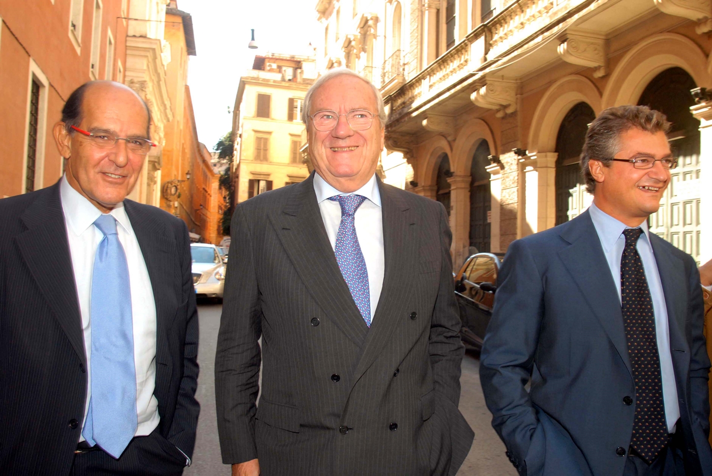 Riccardo Perissich, Guido Rossi e Riccardo Ruggiero