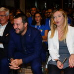 Paolo Romani, Matteo Salvini, Giorgia Meloni