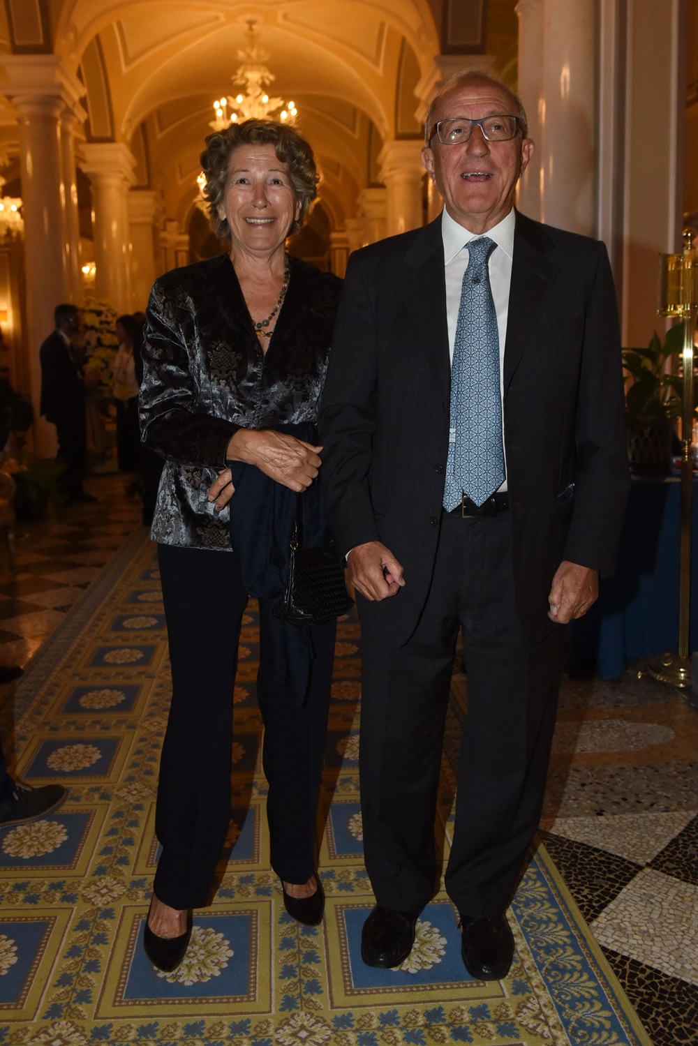 Angelo Tantazzi con la moglie