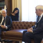 Sergio Mattarella con il presidente della Repubblica ellenica Prokopios Pavlopoulos