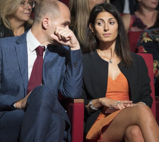 Daniele Frongia e Virginia Raggi