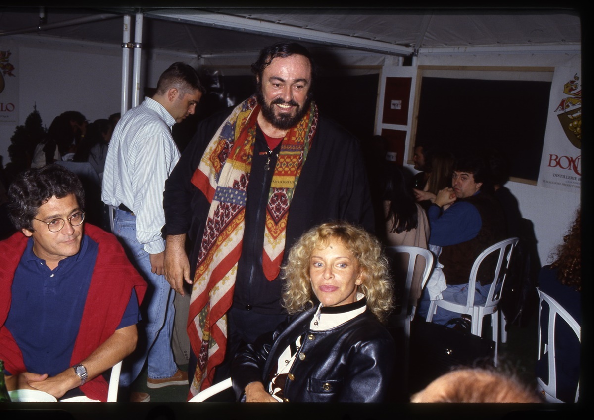 Roberto Bernabei, Luciano Pavarotti, Sydne Rome