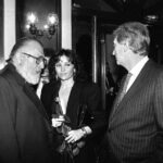 Aldo Biscardi con Sergio Leone e Adriana Russo (San Benedetto del Tronto, 1985)