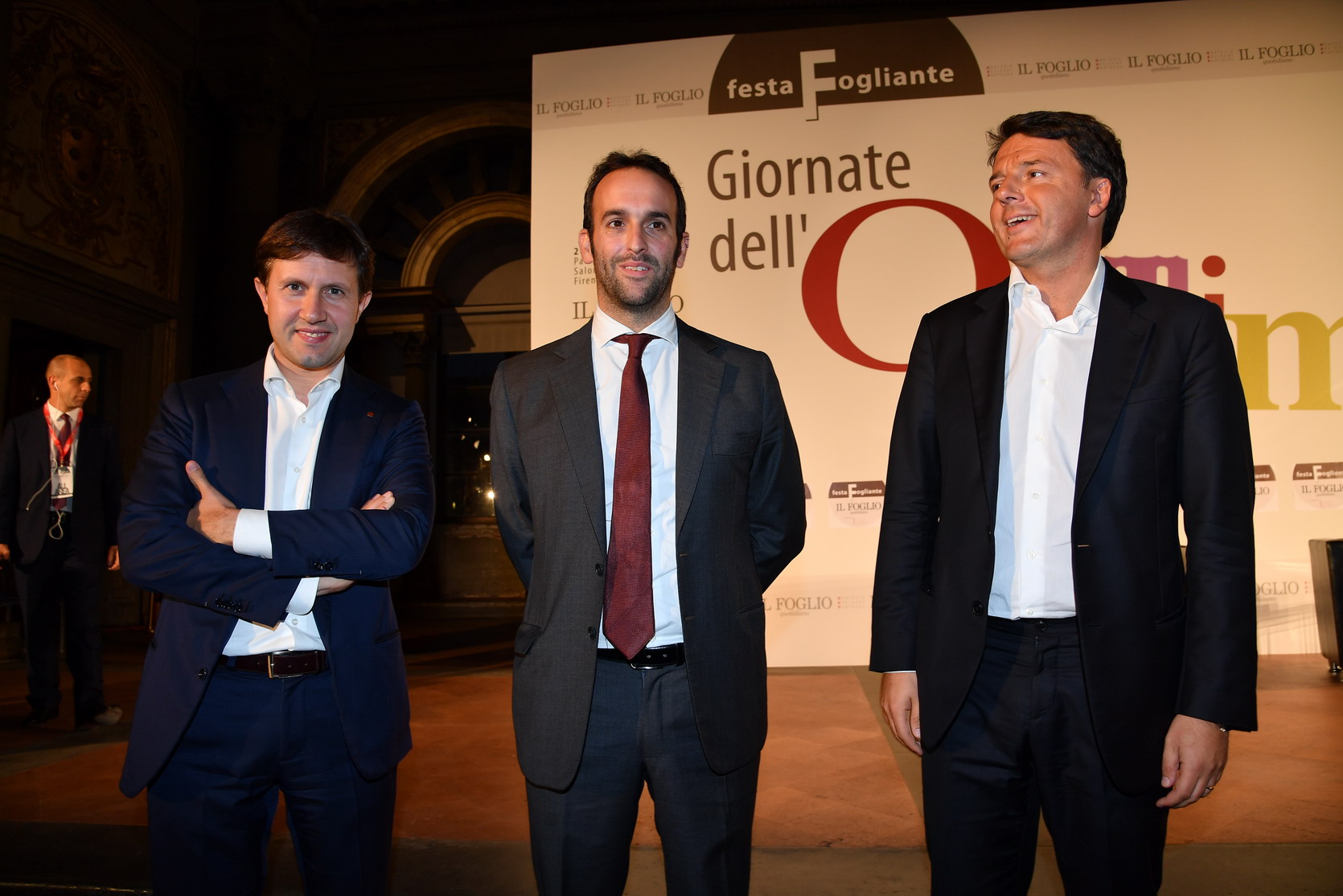 Dario Nardella, Claudio Cerasa e Matteo Renzi
