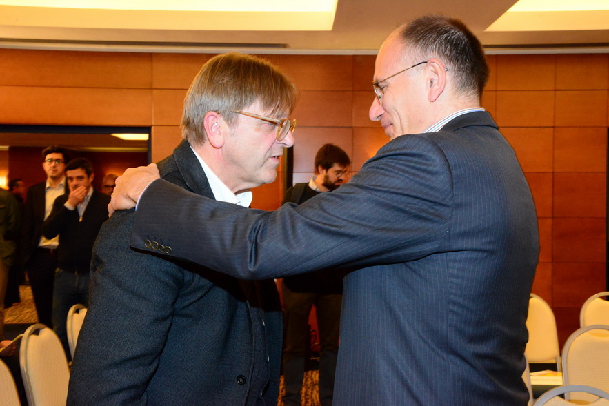 Guy Verhofstadt, Enrico Letta