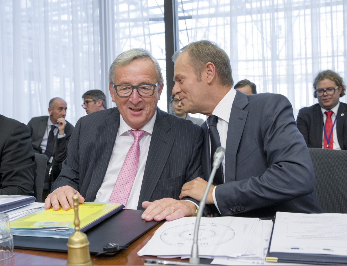 JEAN CLAUDE JUNCKER DONALD TUSK