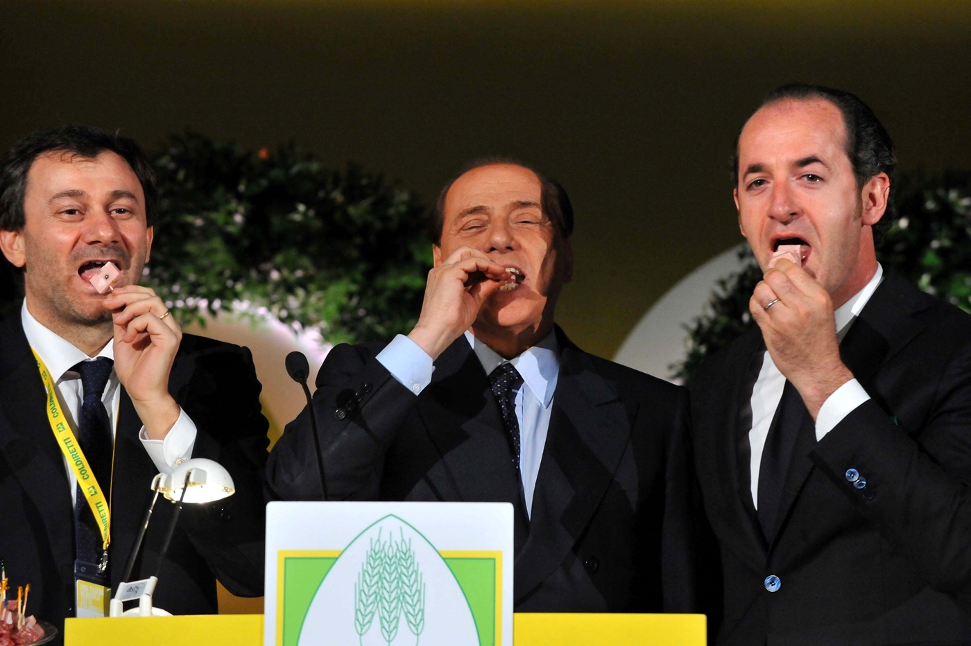 Sergio Marini, Silvio Berlusconi e Luca Zaia