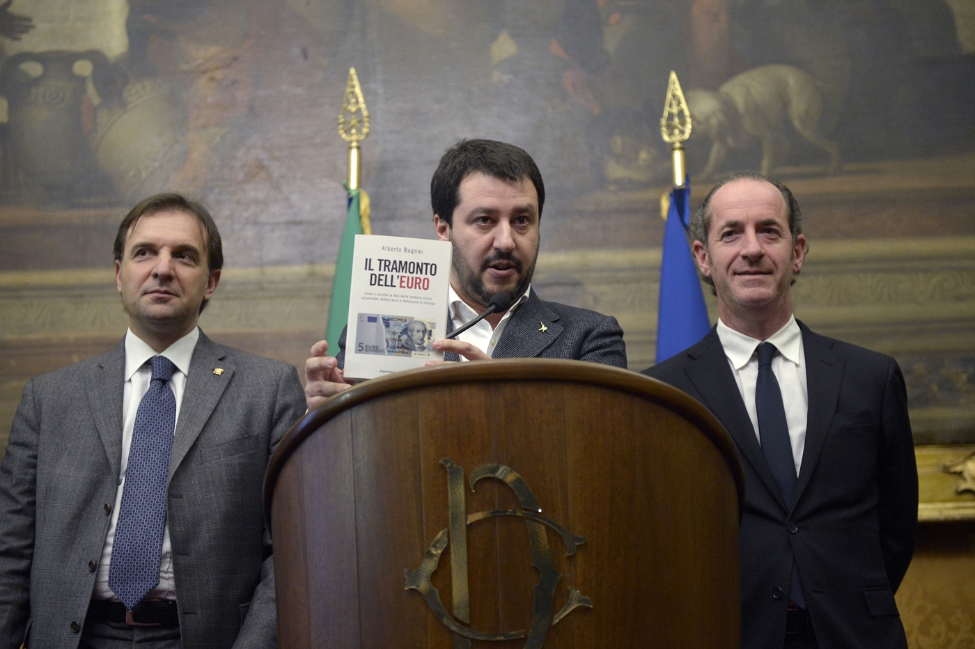 Massimo Bitonci, Matteo Salvini e Luca Zaia