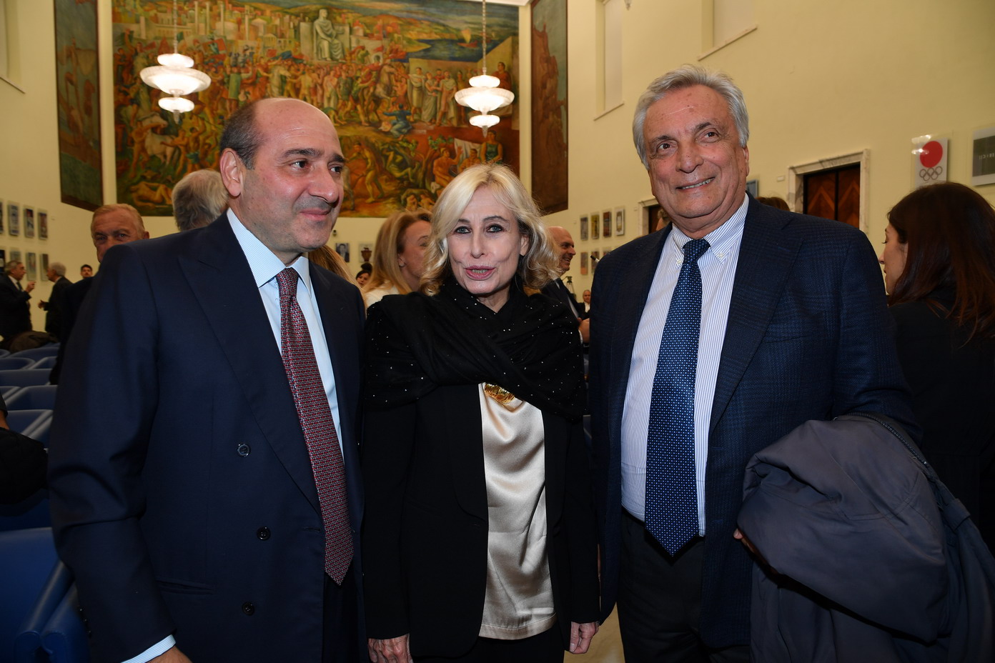 Vito Crimi, Sandra Carraro, Arturo Diaconale