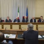 Renato Brunetta, Mauro Maria Marino, Angelo Apponi e Pier Ferdinando Casini