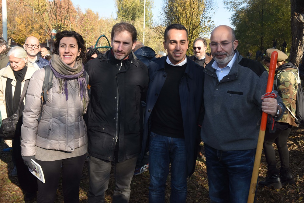 Paola Carinelli, Davide Casaleggio, Luigi Di Maio e Vito Crimi