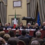 Pier Luigi Castagnetti, Ettore Rosato, Giorgio Napolitano, Maria Elena Boschi e Paolo Corsini
