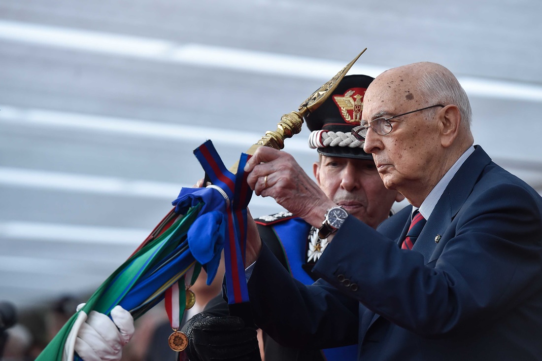 Leonardo Gallitelli, Giorgio Napolitano (2014)