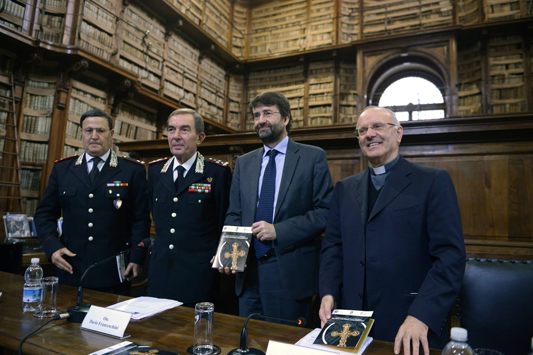 Mariano Mossa, Leonardo Gallitelli, Dario Franceschini, Nunzio Galantino (2014)