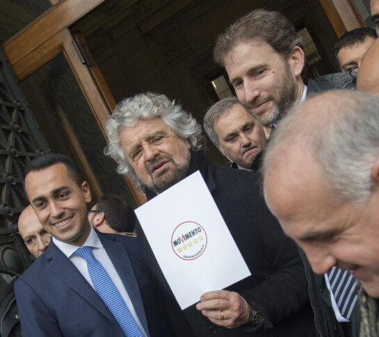M5S, LUIGI DI MAIO BEPPE GRILLO DAVIDE CASALEGGIO