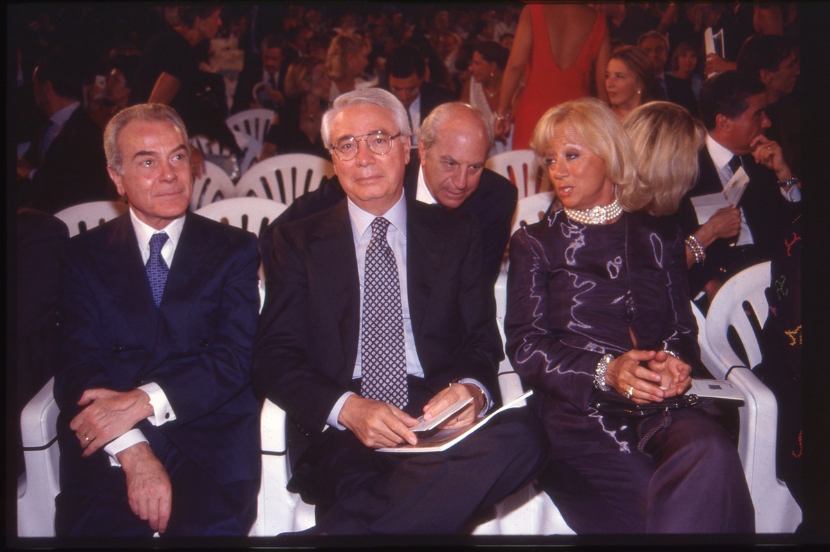 Gianni Letta, Cesare e Giuliana Geronzi