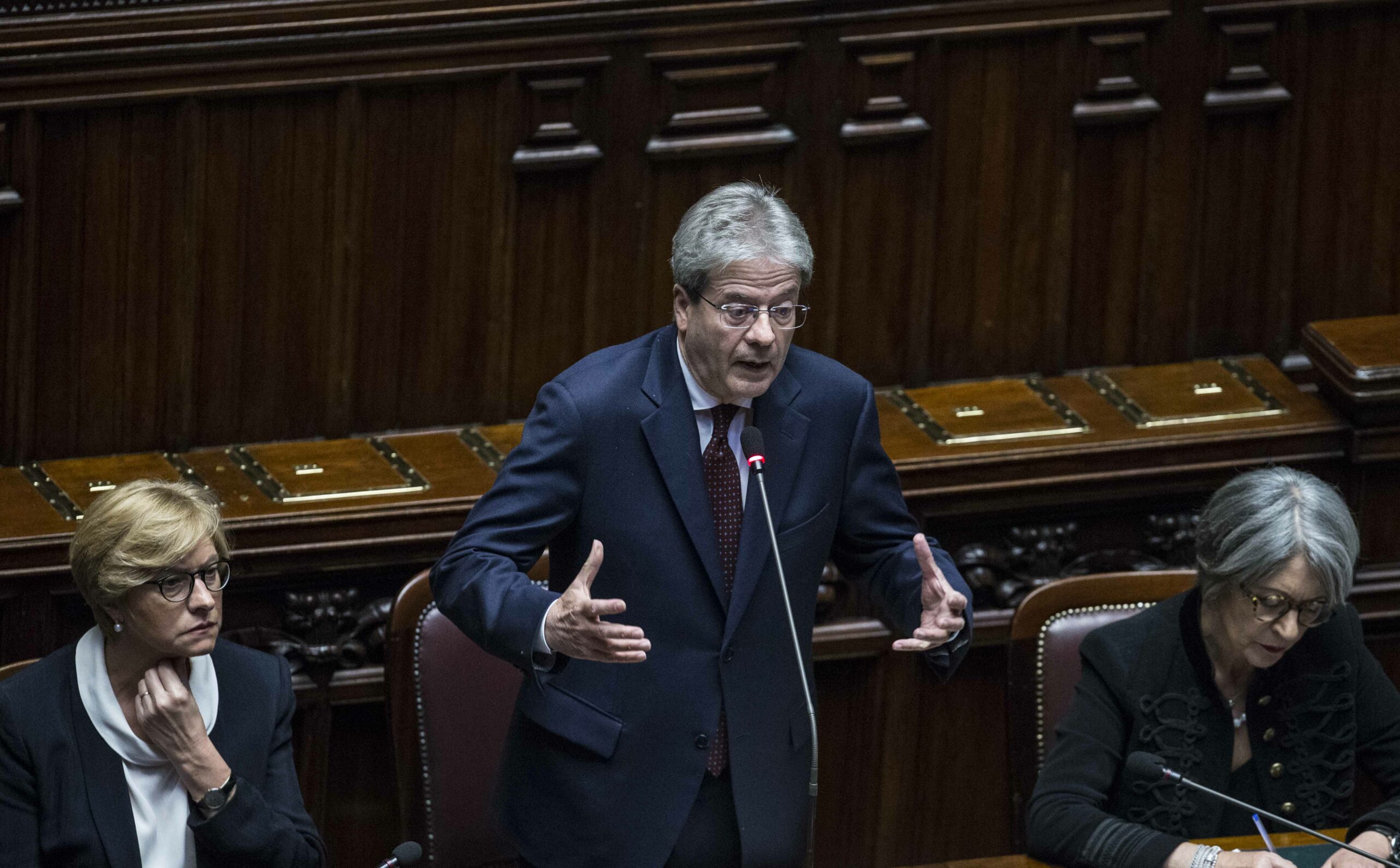 siria, parlamento, gentiloni