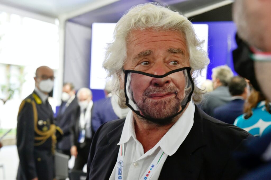Beppe Grillo, co-founder of the Five Star Movement