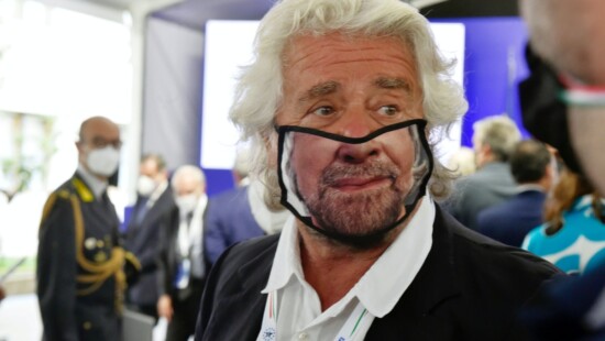 Beppe Grillo, co-founder of the Five Star Movement