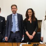 Alfonso Bonafede, Davide Casaleggio, Paola Taverna, Enrica Sabatini (2018)