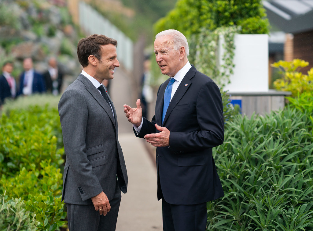 Macron va da Biden per impedire una guerra commerciale tra alleati