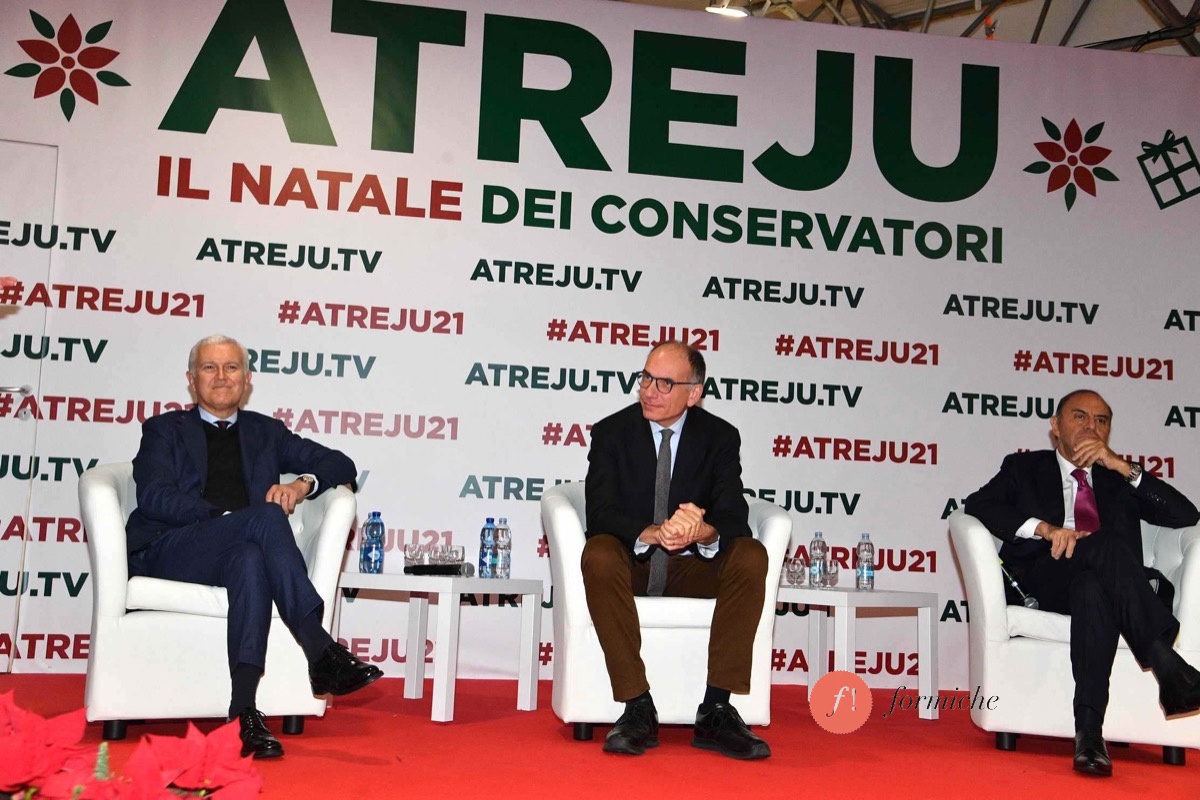 Maurizio Belpietro, Enrico Letta, Bruno Vespa