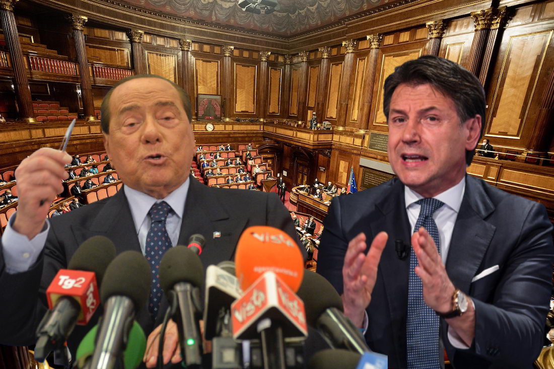L’insostenibile necessità di Berlusconi e Conte. Il mosaico di Fusi