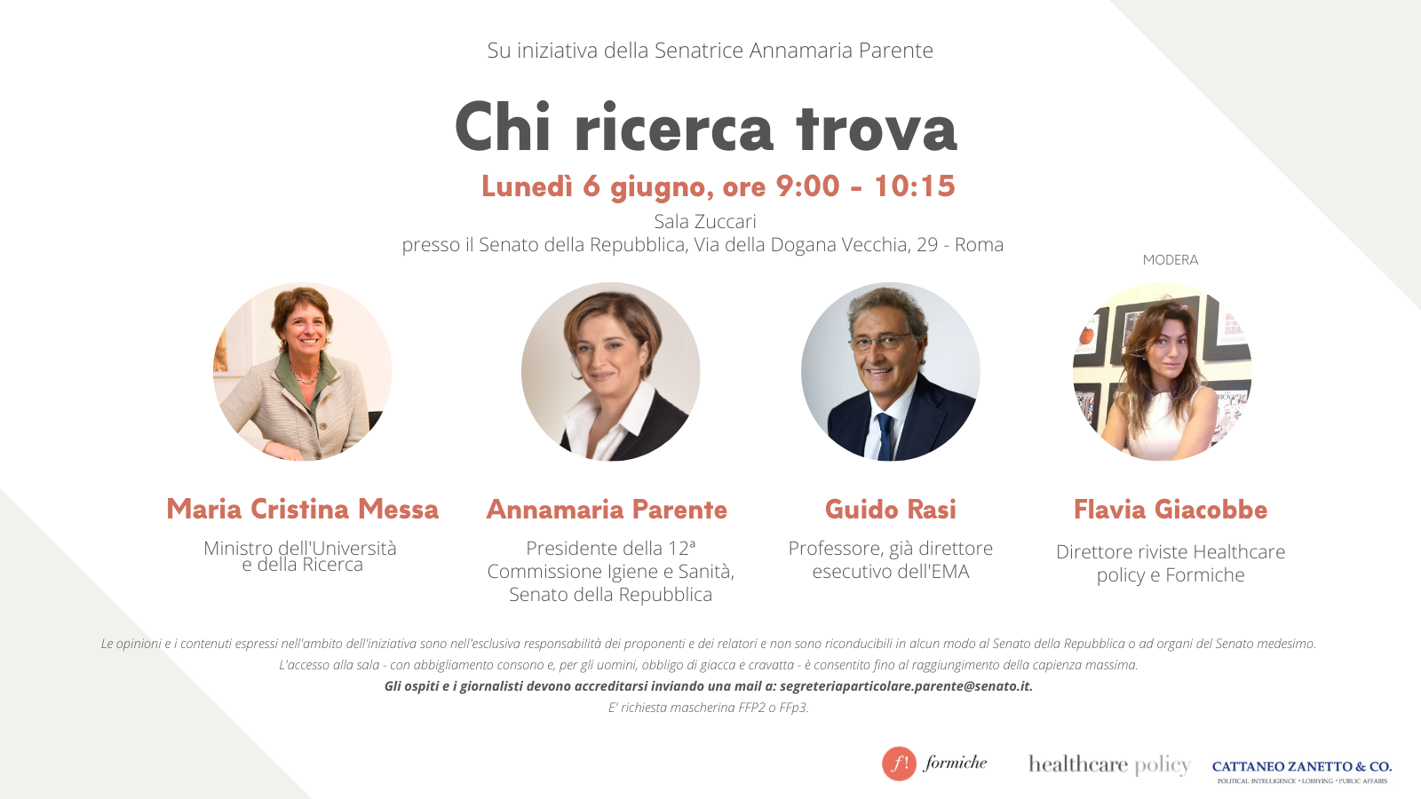 Ricerca, Sanità e farmaceutica. L’evento al Senato Ricerca, Sanità e farmaceutica. L’evento al Senato