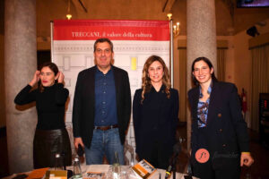 Che facevano Appendino, Boschi, Madia e Schlein alla Treccani. Foto di Pizzi