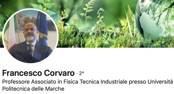 Chi è il professor Corvaro, nuovo inviato italiano per il clima