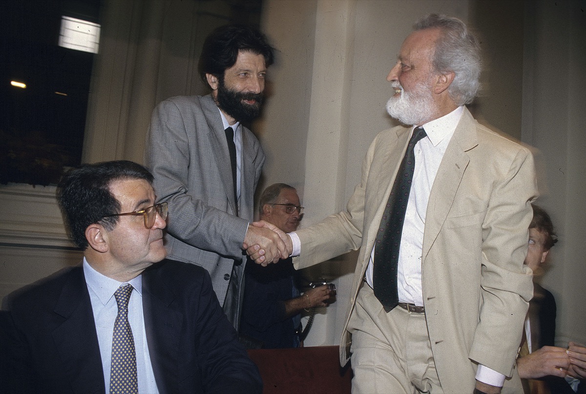 Romano Prodi, Massimo Cacciari, Eugenio Scalfari (1987)