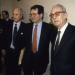 Luigi Fausti, Romano Prodi, Sergio Siglienti (1988)