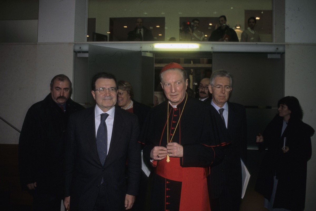 Romano Prodi, Carlo Maria Martini, Mario Monti (1987)