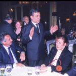 Antonio Tajani, Maria Angiolillo (festa per Tajani al Grand Hotel Roma, 30/03/2002)