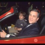 Antonio Tajani e il figlio (serata Ferrari, Roma, 19/04/2002)
