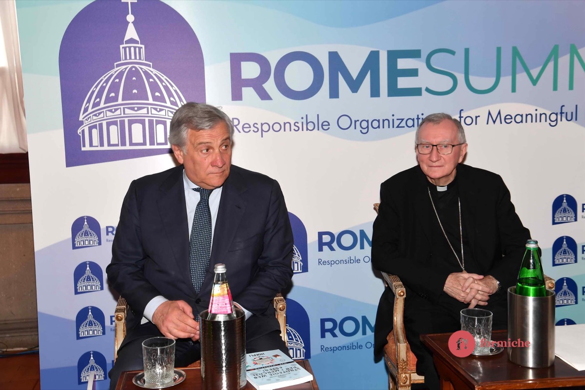 Al Rome Summit Parolin e Tajani spiegano cosa lega lavoro e natalità