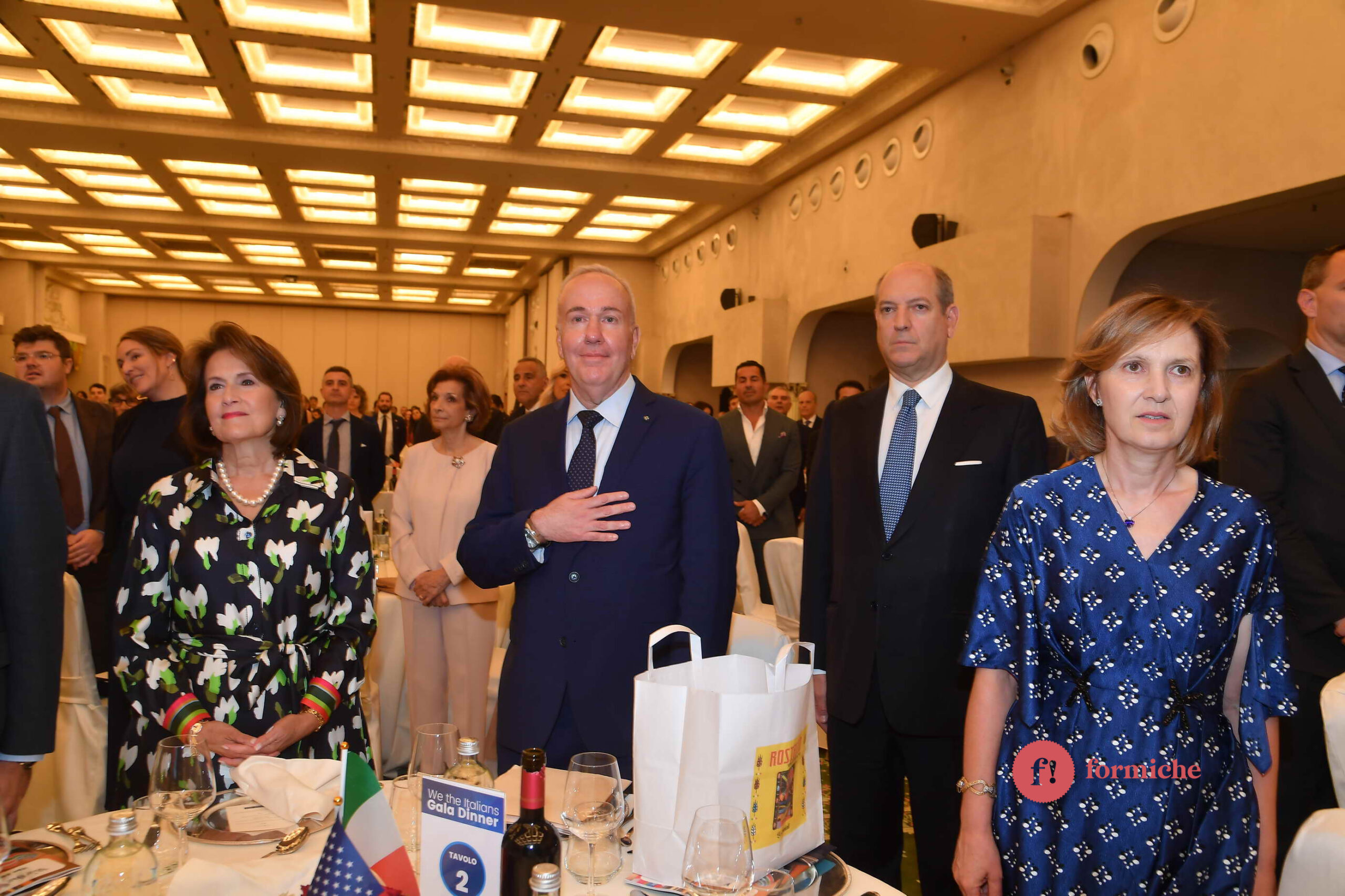 Tutti gli invitati al Gala dinner di We the Italians 2024. Foto di Pizzi
