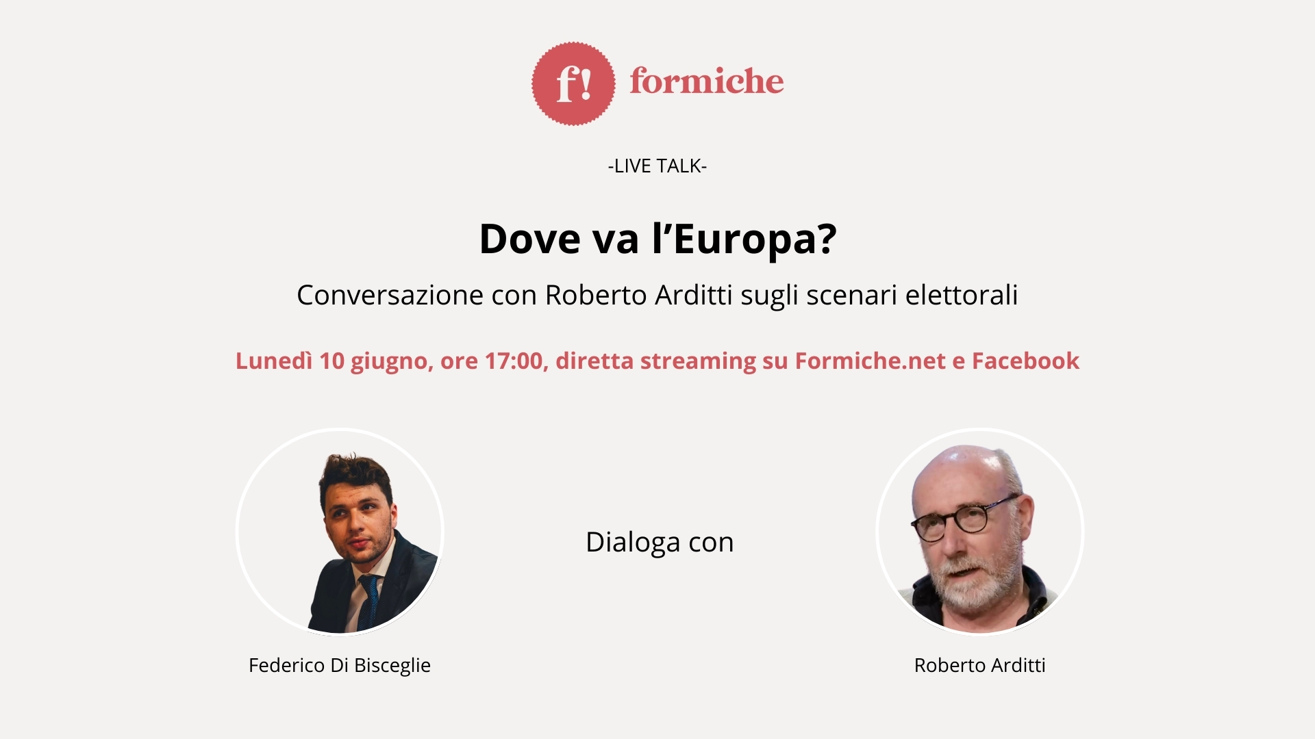 Live Talk – Dove va l’Europa? Conversazione con Roberto Arditti sugli scenari post elettorali