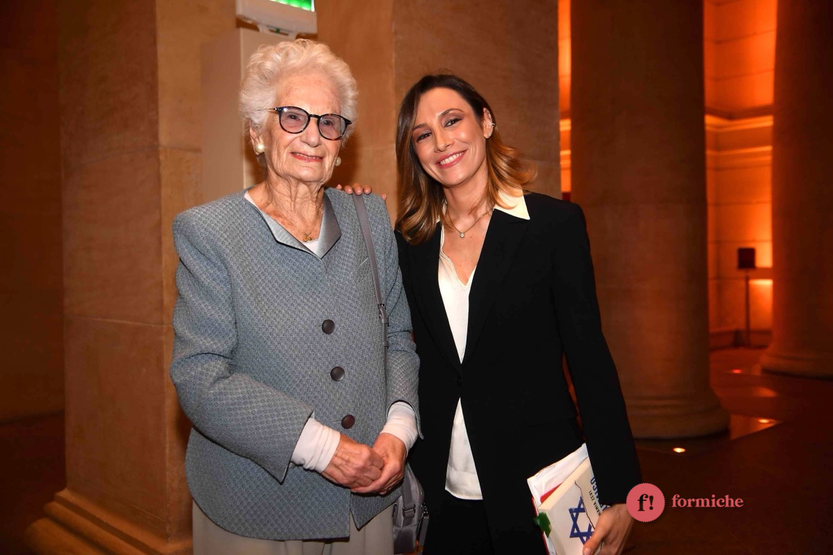 Chi ha salutato Liliana Segre alla camera di Commercio di Roma. Foto di Pizzi