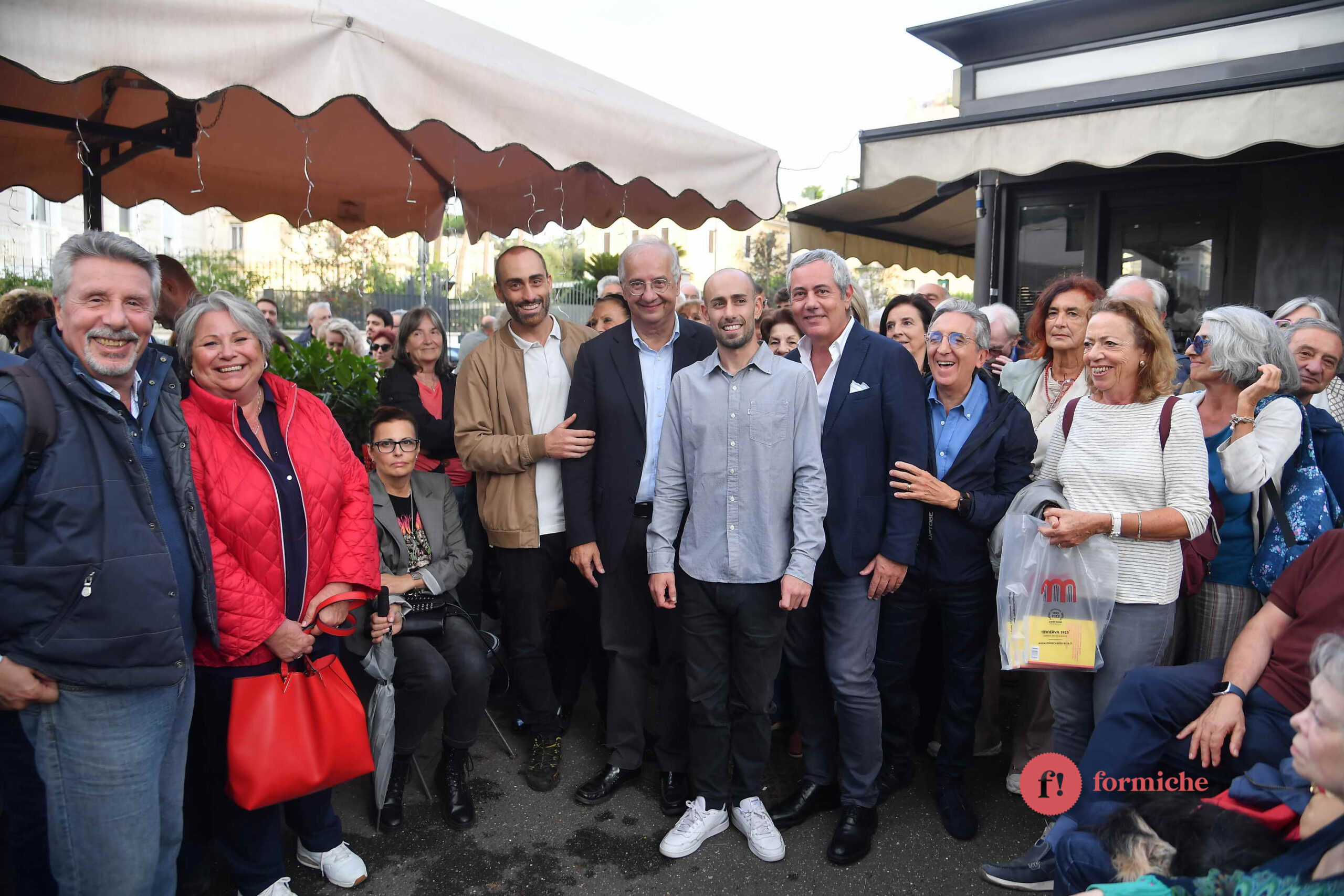 Walter Veltroni a Villa Borghese per la nuova avventura del commissario Buonvino. Foto di Pizzi