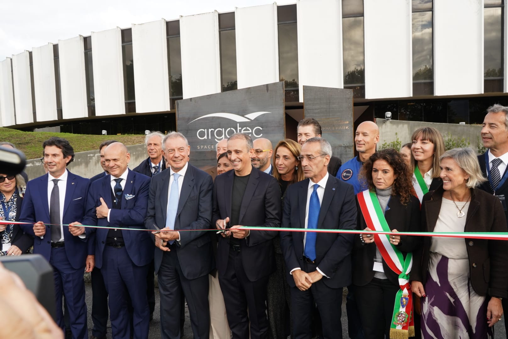 Argotec inaugura il nuovo Space Park. Tutte le foto